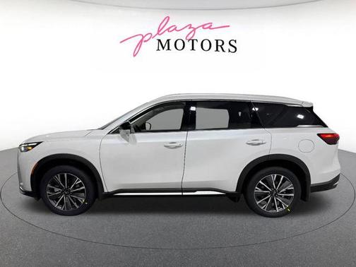 Radiant White 2026 INFINITI QX60 LUXE AWD