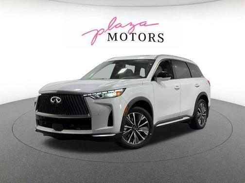 Radiant White 2026 INFINITI QX60 LUXE AWD