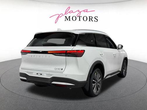 Radiant White 2026 INFINITI QX60 LUXE AWD