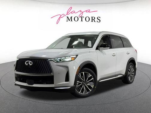 Radiant White 2026 INFINITI QX60 LUXE AWD
