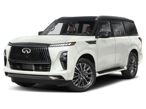 Radiant White/Black Obsidian 2026 INFINITI QX80 AUTOGRAPH AWD