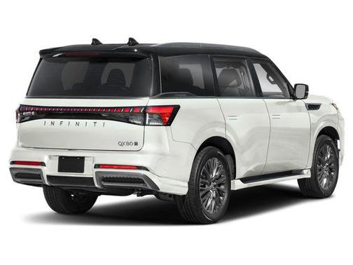 Radiant White/Black Obsidian 2026 INFINITI QX80 AUTOGRAPH AWD