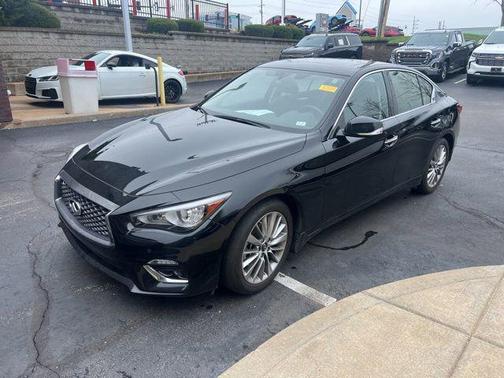 Black Obsidian 2023 INFINITI Q50 3.0t LUXE