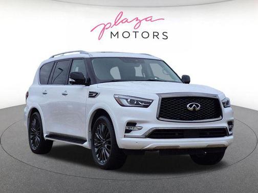 Moonstone White 2023 INFINITI QX80 PREMIUM SELECT AWD