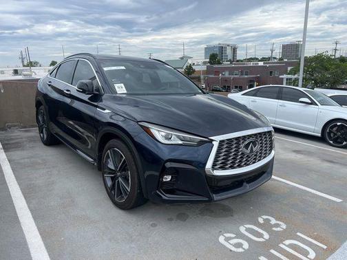 Hermosa Blue 2025 INFINITI QX55 LUXE
