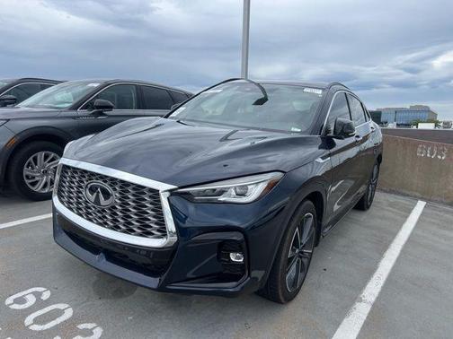 Hermosa Blue 2025 INFINITI QX55 LUXE