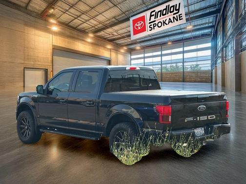 Shadow Black 2018 Ford F-150 Lariat