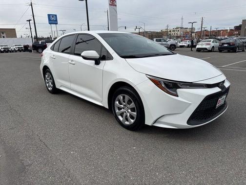White 2022 Toyota Corolla LE