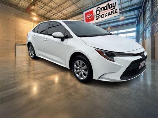 White 2022 Toyota Corolla LE