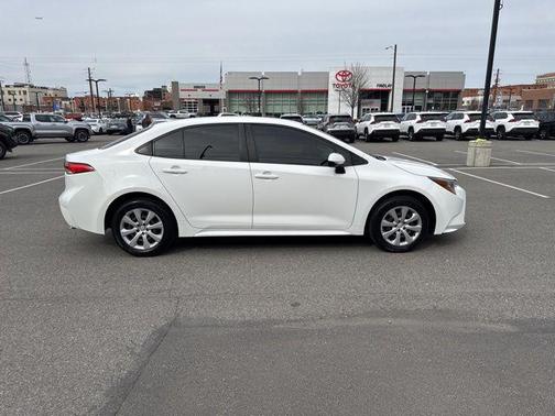 White 2022 Toyota Corolla LE