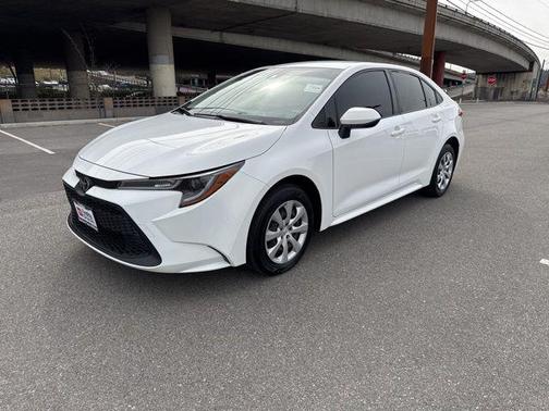 White 2022 Toyota Corolla LE