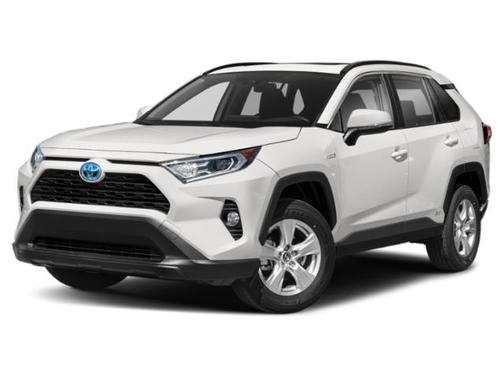 Super White 2021 Toyota RAV4 Hybrid XLE