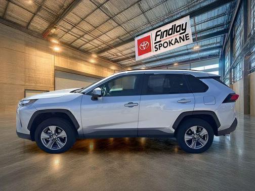 Silver Sky Metallic 2025 Toyota RAV4 Hybrid XLE