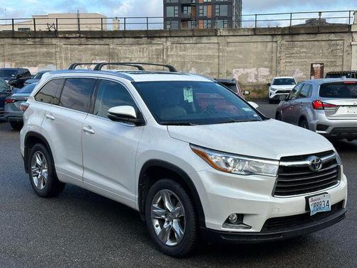 Blizzard Pearl 2015 Toyota Highlander Limited