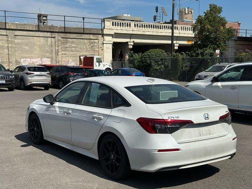 Platinum White Pearl 2024 Honda Civic Sport