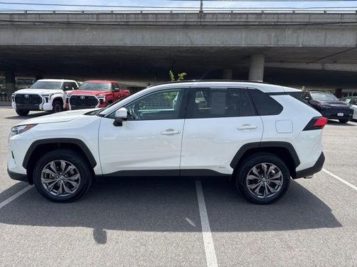 Blizzard Pearl 2022 Toyota RAV4 Hybrid XLE Premium