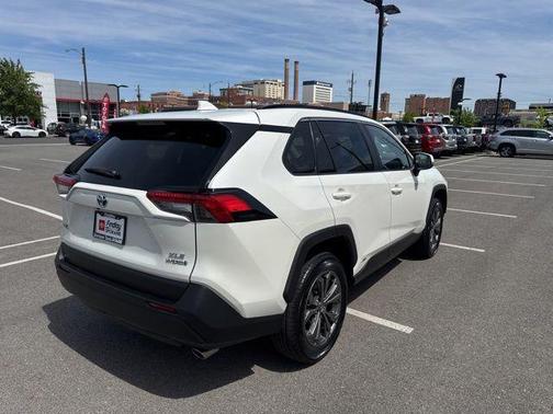Blizzard Pearl 2022 Toyota RAV4 Hybrid XLE Premium