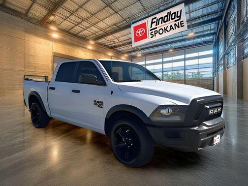 Bright White Clearcoat 2024 RAM 1500 Classic Warlock Crew Cab 4x4 5'7' Box