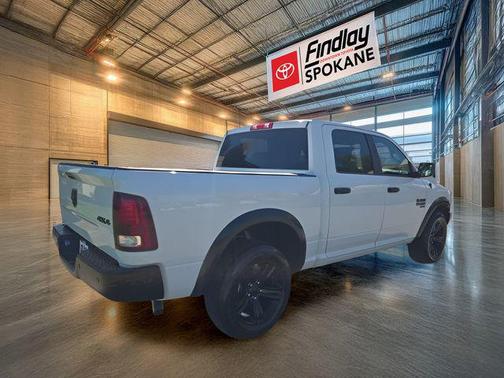 Bright White Clearcoat 2024 RAM 1500 Classic Warlock Crew Cab 4x4 5'7' Box