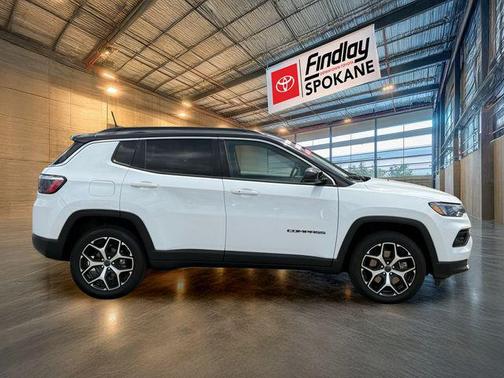 Bright White Clearcoat 2025 Jeep Compass Limited