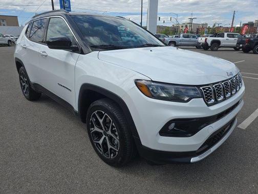Bright White Clearcoat 2025 Jeep Compass Limited