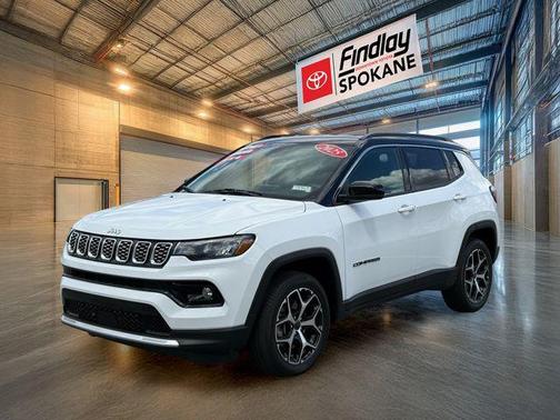 Bright White Clearcoat 2025 Jeep Compass Limited