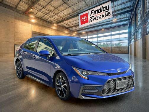 Blue 2020 Toyota Corolla SE