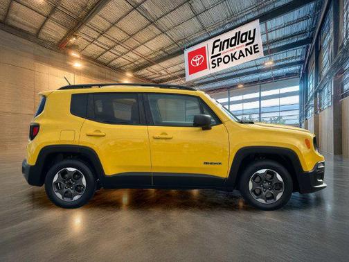 Solar Yellow 2017 Jeep Renegade Sport
