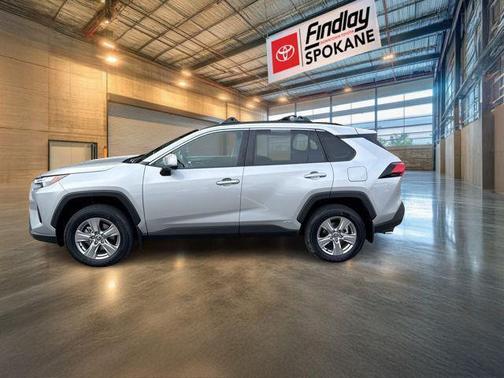 Silver Sky Metallic 2024 Toyota RAV4 Hybrid XLE