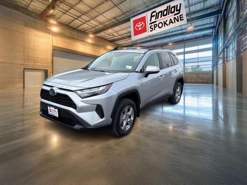 Silver Sky Metallic 2024 Toyota RAV4 Hybrid XLE
