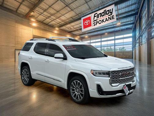 White Frost Tricoat 2023 GMC Acadia Denali