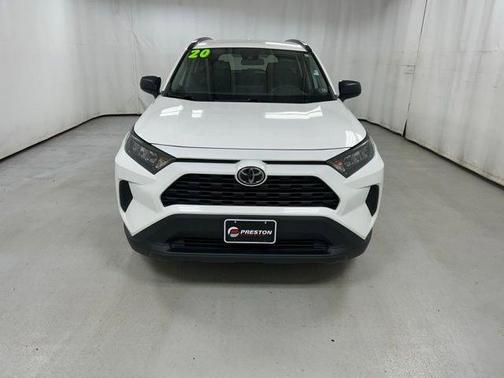 White 2020 Toyota RAV4 LE