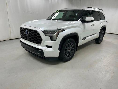 White 2023 Toyota Sequoia Platinum