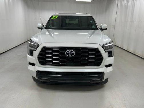 White 2023 Toyota Sequoia Platinum