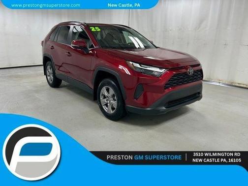 Red 2025 Toyota RAV4 XLE