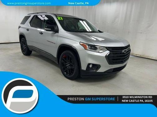 Gray 2021 Chevrolet Traverse Premier