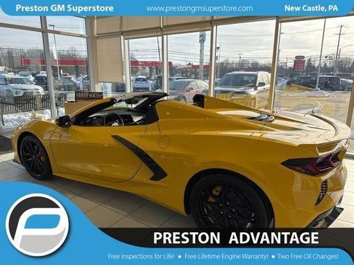 Yellow 2026 Chevrolet Corvette Stingray w/1LT