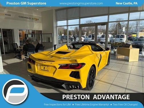 Yellow 2026 Chevrolet Corvette Stingray w/1LT
