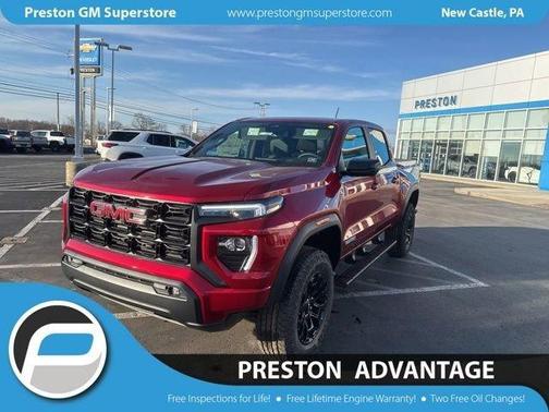 Red 2026 GMC Canyon Elevation