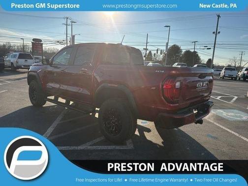 Red 2026 GMC Canyon Elevation