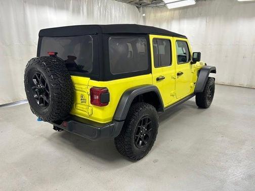 Yellow 2024 Jeep Wrangler 4xe Sport