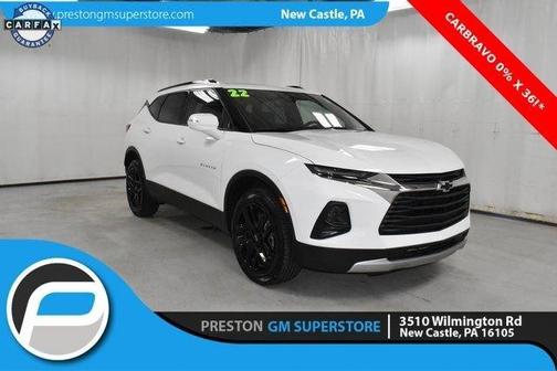 White 2022 Chevrolet Blazer 2LT