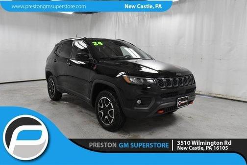 Black 2024 Jeep Compass Trailhawk