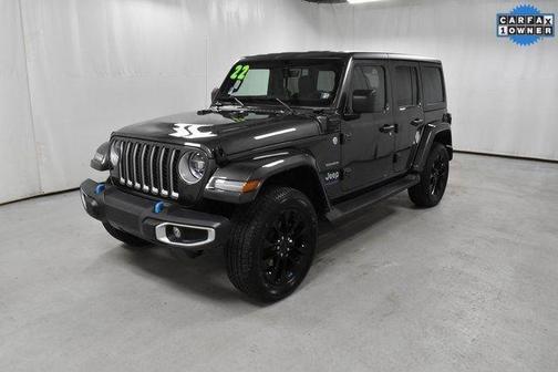 Gray 2022 Jeep Wrangler Unlimited 4xe Sahara