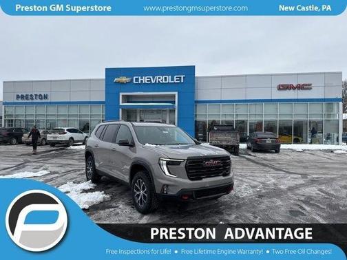 Gray 2026 GMC Acadia AT4