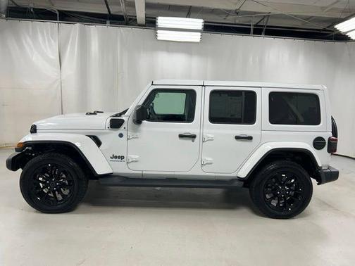 White 2025 Jeep Wrangler 4xe Sahara