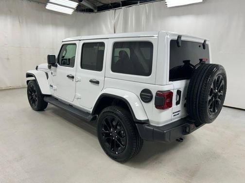 White 2025 Jeep Wrangler 4xe Sahara