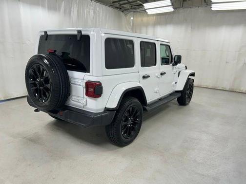 White 2025 Jeep Wrangler 4xe Sahara