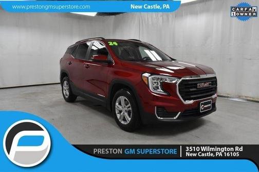 Red 2024 GMC Terrain SLE