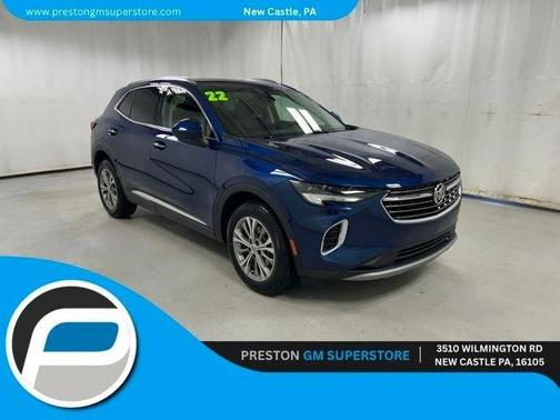 Blue 2022 Buick Envision Preferred